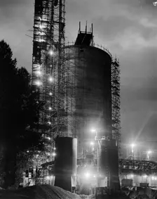 Allscott Sugar Beet Factory, Allscott, Wrockwardine, Telford and Wrekin, 12/07/1961. Creator: John Laing plc