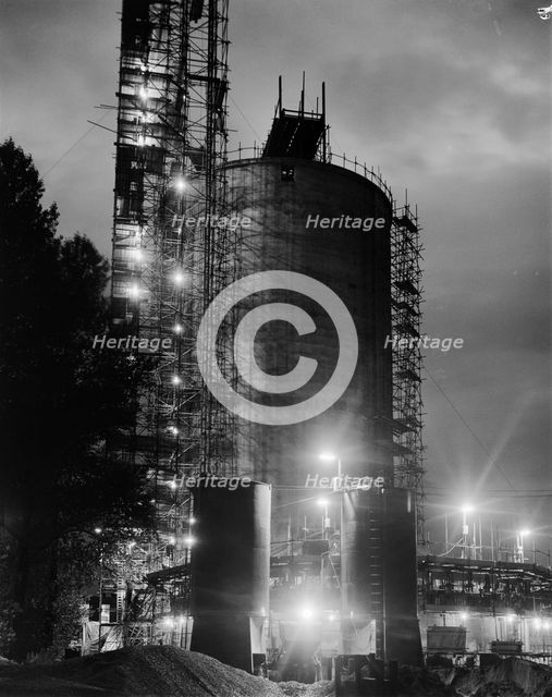 Allscott Sugar Beet Factory, Allscott, Wrockwardine, Telford and Wrekin, 12/07/1961. Creator: John Laing plc.