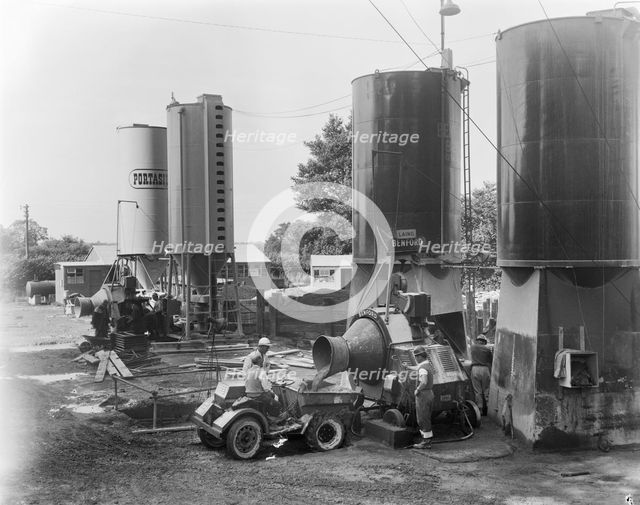 Allscott Sugar Beet Factory, Allscott, Wrockwardine, Telford and Wrekin, 12/07/1961. Creator: John Laing plc.