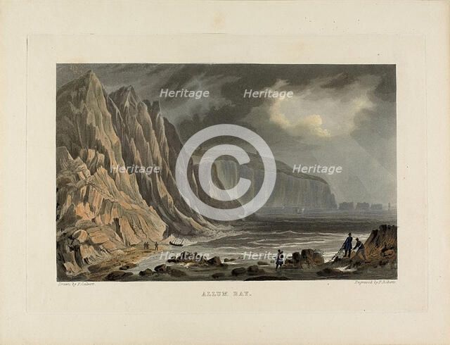 Allum Bay, c. 1794. Creator: Piercy Roberts.
