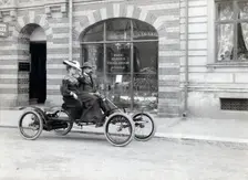 Allvelo car, Landskrona, Sweden, 1904. Creator: Unknown