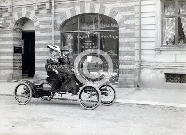 Allvelo car, Landskrona, Sweden, 1904. Creator: Unknown.