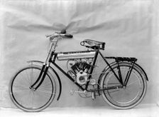 Allvelo motorcycle manufactured at Landskrona, Sweden, 1905. Creator: Unknown