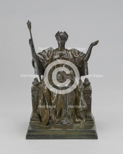 Alma Mater (Columbia University), model 1900-1903, cast c. 1907. Creator: Daniel Chester French.