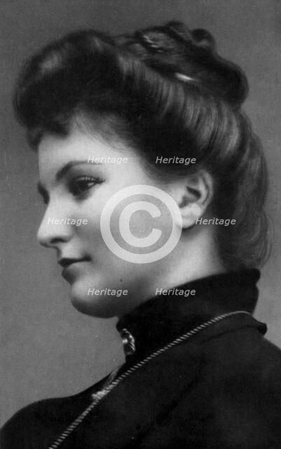 Alma Schindler, Austrian socialite and composer, c1900. Artist: Unknown