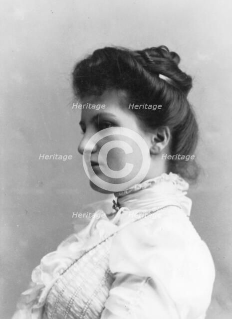 Alma Schindler, Austrian socialite and composer, c1900. Artist: Unknown