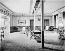 Alma Sanitarium, gentlemen's writing room, Alma, Mich., between 1900 and 1910. Creator: William H. Jackson