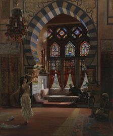 Almée, an Egyptian Dancer, 1883. Creator: Gunnar Berndtson