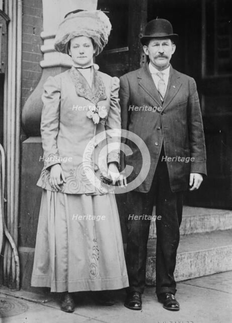 Almira & John Deitz, between c1910 and c1915. Creator: Bain News Service.