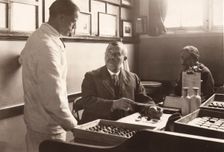 Almond department, quality control, York, Yorkshire, 1920