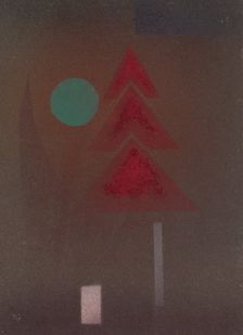 Almost Submerged (Fast versunken), 1930. Creator: Kandinsky, Wassily Vasilyevich (1866-1944)
