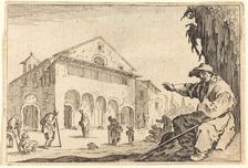 Almshouse, c. 1622. Creator: Jacques Callot