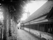 Almshouses, Christs Hospital, Abingdon, Oxfordshire, c1860-c1922. Artist: Henry Taunt