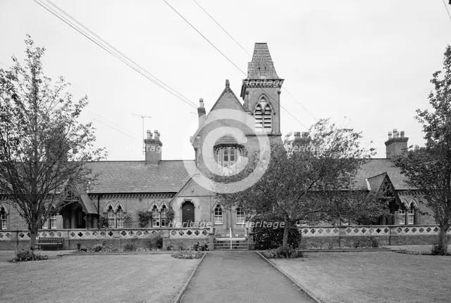 Almshouses in Wellington Street, Burton-upon-Trent, Staffordshire, 2000. Artist: M Hesketh-Roberts