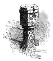 Alms-box, Skipwith, 1870. Creator: Unknown