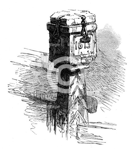 Alms-box, Skipwith, 1870. Creator: Unknown.
