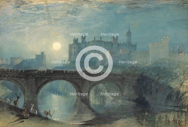 Alnwick Castle, c. 1829. Artist: Turner, Joseph Mallord William (1775-1851)