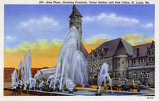 Aloe Plaza, St Louis, Missouri, USA, 1941