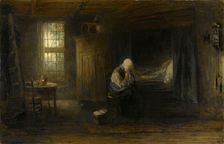 Alone in the World 1878. Creator: Jozef Israels