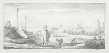 Along a Dutch Shore, 1811-1816. Creator: Ferdinand I Piloty (German, 1786-1844)