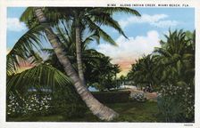 Along Indian Creek, Miami Beach, Florida, USA, 1931