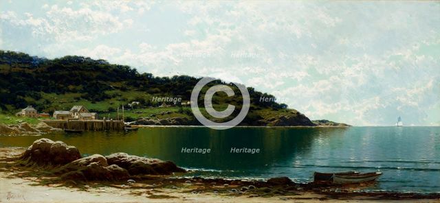 Along the Maine Coast (image 1 of 2), c1885. Creator: Alfred Thompson Bricher.