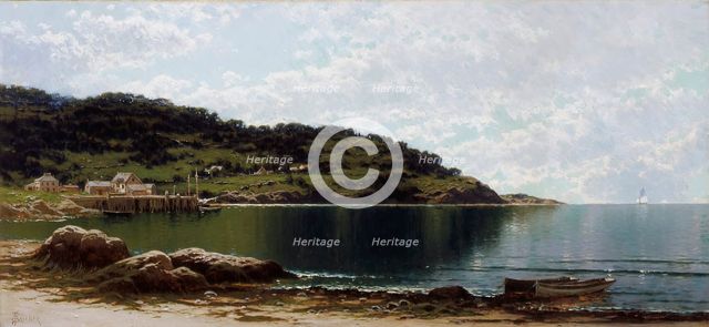 Along the Maine Coast (image 2 of 2), c1885. Creator: Alfred Thompson Bricher.