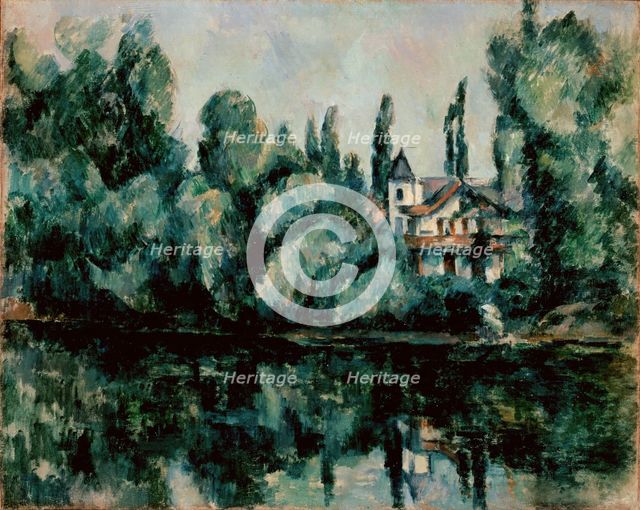 Along the Banks of the Marne, 1888. Creator: Paul Cezanne.