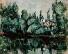 Along the Banks of the Marne, 1888. Creator: Paul Cezanne