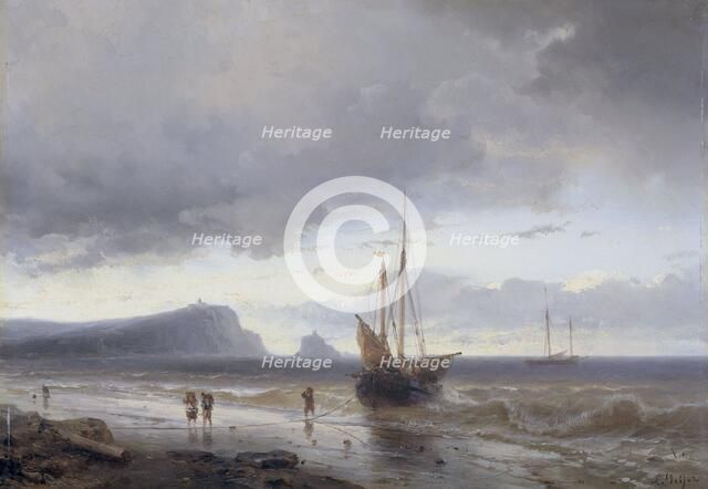 Along the Coast, 1840-1850. Creator: Johan Hendrick Louis Meijer.