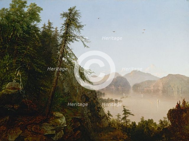 Along the Hudson, 1852. Creator: John Frederick Kensett.