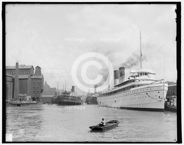 Along the river, Buffalo, N.Y., c1905. Creator: Unknown.