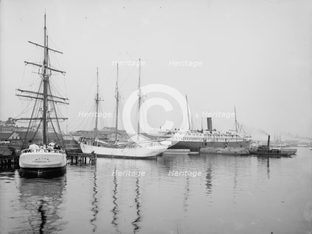 Along the river front, Jacksonville, Fla., c1904. Creator: Unknown.