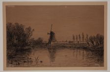 Along the River Gein, between 1860 and 1924. Creator: Carel Nicolaas Storm