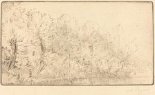 Along the River (Sur la riviere). Creator: Alphonse Legros