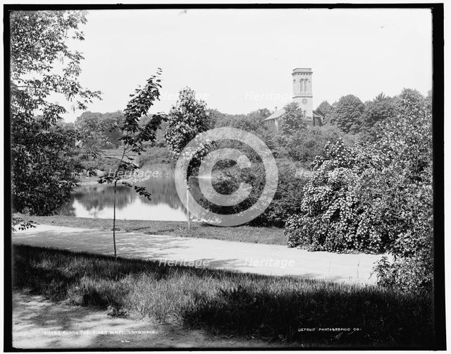 Along the River Way, Longwood, between 1900 and 1901. Creator: Unknown.