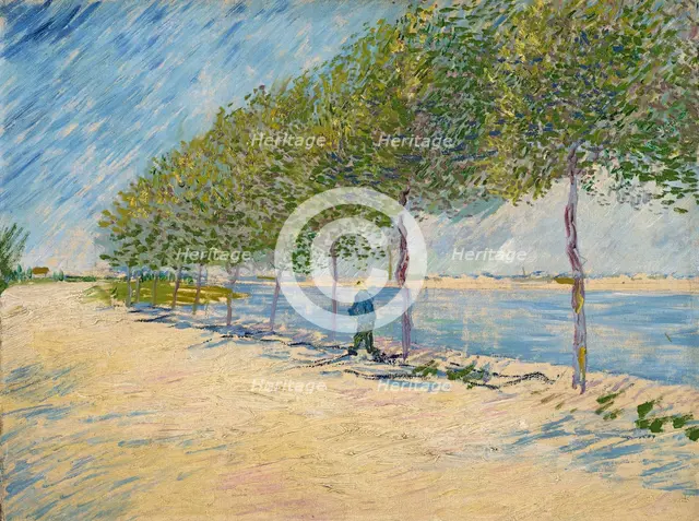 Along the Seine, 1887. Artist: Gogh, Vincent, van (1853-1890)