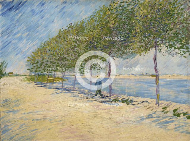 Along the Seine, 1887. Artist: Gogh, Vincent, van (1853-1890)