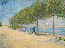 Along the Seine, 1887. Artist: Gogh, Vincent, van (1853-1890)