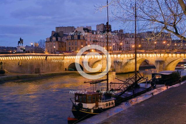 Along the Seine, Paris. Creator: Tom Artin.