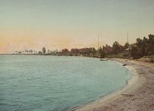 Along the shore at Harbor Beach, Michigan, c1901. Creator: Unknown