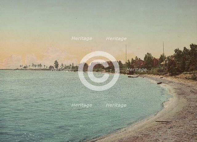 Along the shore at Harbor Beach, Michigan, c1901. Creator: Unknown.