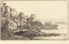 Along the Terne (Sur la terne). Creator: Alphonse Legros