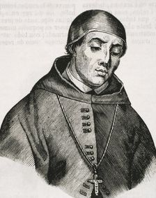 Alonso Fernandez de Madrigal, known as Alonso Tostado, (1410-1455), Spanish clergyman..., 1852. Creator: Unknown