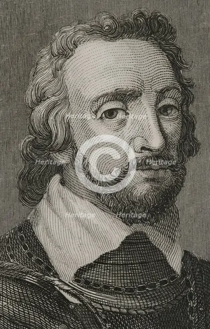 Alonso Pérez de Guzmán, called Guzmán el Bueno , Leonese military and nobleman, 1853. Creator: Antonio Roca Sallent.