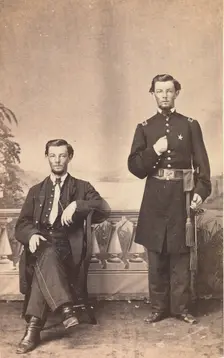 Alonzo H. Sterrett, Late Adjutant, Fortieth U.S. Infantry, July 27, 1865. Creator: Hall & Company's Photograph Gallery