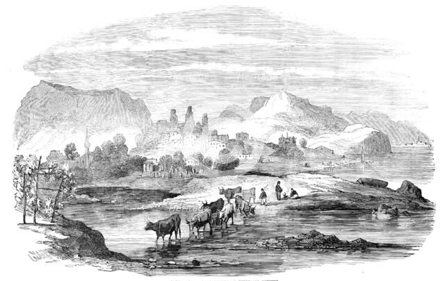 Alouchta - from a sketch by Willibald Richter, 1856.  Creator: Unknown.