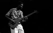Alphonso Johnson, JVC Capital JF, Royal Festival Hall, London, July 1988. Artist: Brian O'Connor