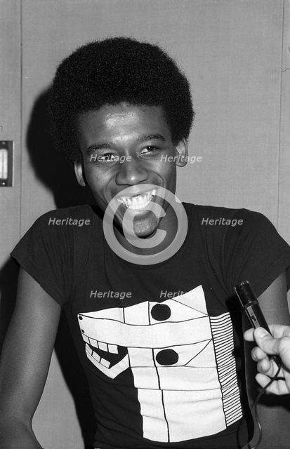 Alphonso Johnson, London, 1976.   Artist: Brian O'Connor.