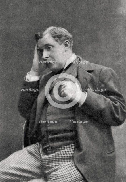 Alphonse Allais, French writer and humourist, 1895. Artist: Unknown